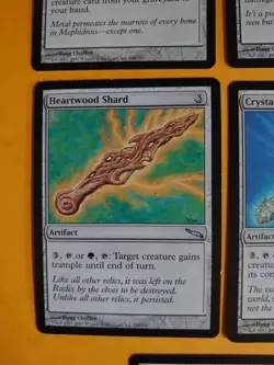 Shard x5 Pearl,Crystal,Heartwood,Skeleton,Granite MTG Card. Mirrodin. Artifact. - Image 3