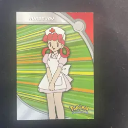 TOPPS POKEMON SERIES 3 HV16 NURSE JOY CARD TV ANIMATION - Image 1
