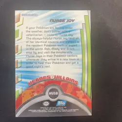 TOPPS POKEMON SERIES 3 HV16 NURSE JOY CARD TV ANIMATION - Image 2