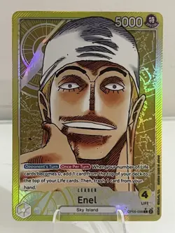 Enel OP05-098 Alt Art Leader One Piece Card Game English - Image 1