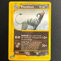 Pokemon Card - Houndoom Skyridge 12/144 Non-Holo NM/LP - Image 1