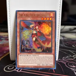 1ST EDITION FIRE KING COURTIER ULCANIX 2025 MP25-EN262 YUGIOH CARD (NM) - Image 1