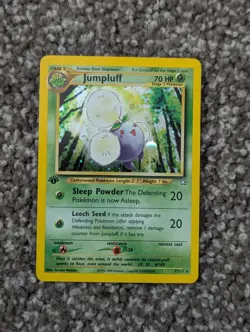 Jumpluff 1st Edition 7/111 Neo Genesis Holo Pokemon TCG Vintage Card - Image 1