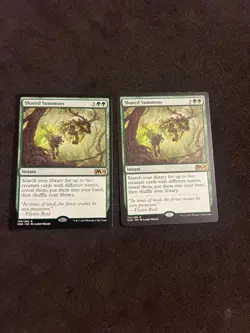 x2 Shared Summons [Core Set 2020] 2x Magic MTG Cards LP - Image 1