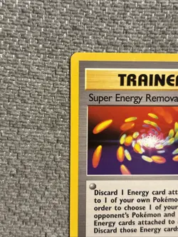 Pokemon TCG Base Set Trainer Super Energy Removal Card 79/102 Rare NM / LP - Image 4