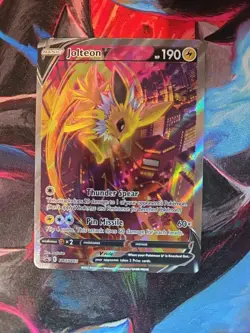 Jolteon V SWSH183 SWSH: Sword & Shield Promo Cards Holo Alternate Art Pokemon - Image 1
