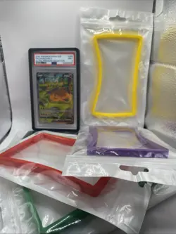 20 x Trading Card PSA Slab silicone Protector Bumper Sports Pokemon (7 Colors) - Image 1