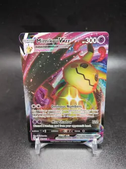 Mimikyu VMAX 069/172 Brilliant Stars Ultra Rare Holo Pokemon Card - Image 1
