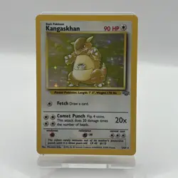Pokemon TCG Kangaskhan Jungle Holo Card 5/64 LP Condition - Image 1