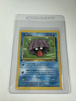 Shellder 1st Edition Fossil Nm 54/62 Common WOTC Vintage Pokemon - Image 1