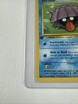 Shellder 1st Edition Fossil Nm 54/62 Common WOTC Vintage Pokemon - Image 2