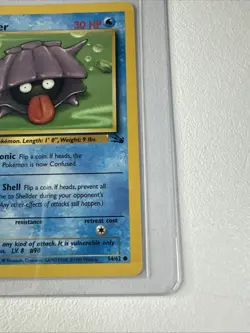 Shellder 1st Edition Fossil Nm 54/62 Common WOTC Vintage Pokemon - Image 5