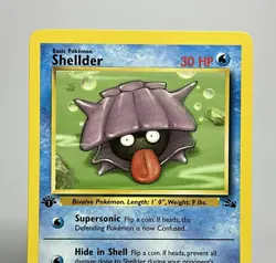 Shellder 54/62 (LP) 1st Edition Common Fossil Set 1996 WOTC Pokemon Card - Image 3
