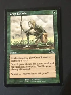 Crop Rotation X1 Urza’s Legacy Ex Condition See Pics Front Back - Image 1