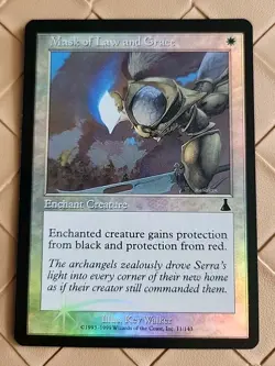 FOIL Mask of Law and Grace Urza's Destiny NM Near Mint MTG - Image 1