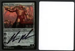 ***FOIL Karn, Living Legacy Artist Proof Signed* MTG Dominaria United Chris Rahn - Image 1