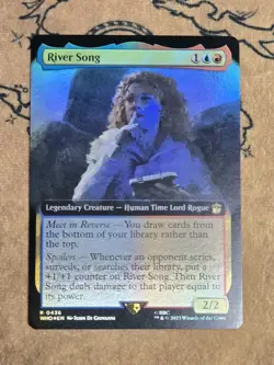 River Song (Extended Art) 436 Universes Beyond: Doctor Who Foil NM - Image 1