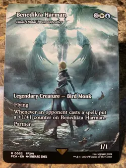 MTG TCG Final Fantasy Benedikta Harman Ishai, Ojutai Dragonspeaker Showcase 53 R - Image 1