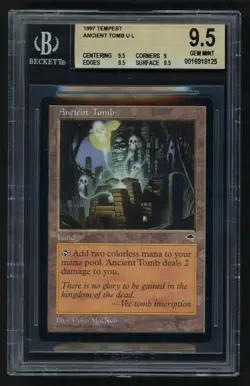 ***BGS 9.5 Ancient Tomb*** MTG Tempest Magic Kid Icarus - Image 1
