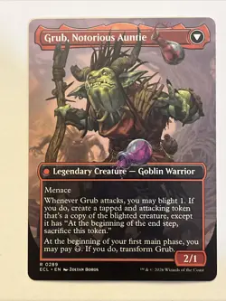 Grub, Storied Matriarch (Borderless) Lorwyn Eclipsed 289 R NM MTG - Image 2