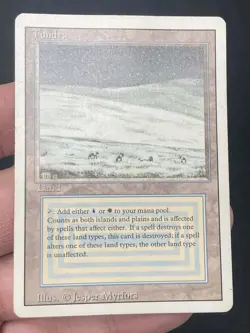 ***Tundra (Shuffle Wear)*** MTG Revised Magic Kid Icarus - Image 3