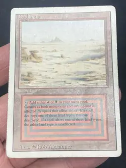 ***Badlands (Heavy Creasing)*** MTG Revised Magic Kid Icarus - Image 3