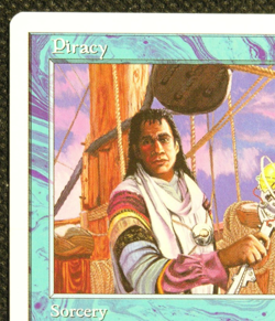 Piracy - MTG - Magic: The Gathering Starter Set 1999 RARE *MINT* - Image 2