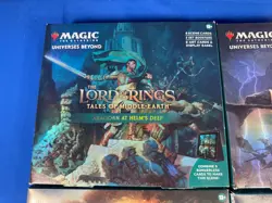 MAGIC THE GATHERING MTG TALES OF MIDDLE-EARTH SET OF 4 SCENE BOXES - Image 2