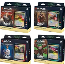Fallout Commander Deck Set of 4 - MTG Magic the Gathering - Brand New Sealed - Image 1