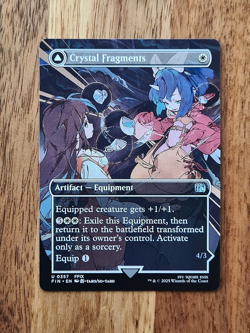 Crystal Fragments - BORDERLESS NON-FOIL - FIN U 0357 - Final Fantasy MTG - M/NM - Image 1