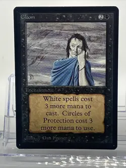 💥💥MTG Beta Gloom ✨✨- Vintage 1993 - LP - Dan Frazier - Black Border⭐ - Image 3