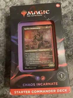 Commander Starter Deck: Chaos Incarnate - Magic: the Gathering - Brand New - Image 1