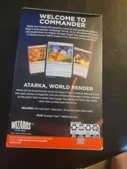 Magic MTG Starter Commander Deck NEW Draconic Destruction Dragon EDH (Red Green) - Image 2