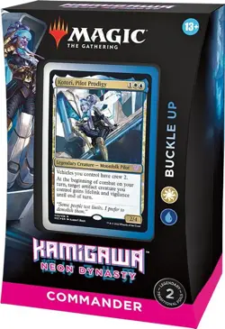 Magic The Gathering Kamigawa Neon Dynasty Commander Deck Buckle Up factory seal - Image 1