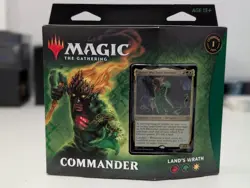 MTG Factory Sealed Zendikar Rising LANDS WRATH Commander Deck - Image 1