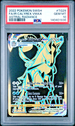 SEQUENTIAL PSA 10 Ice & Shadow Rider Calyrex VMAX TG29/TG30 & TG30/TG30 Pokemon - Image 2