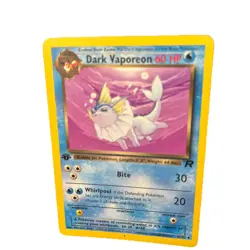 Dark Vaporeon - 45/82 - Pokemon Team Rocket 1st Edition Card NM Rare - Image 5