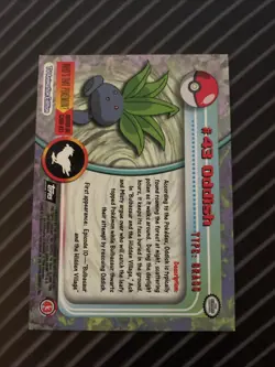 Oddish #43 1999 Topps - Lightly Played - Pokemon - Image 2