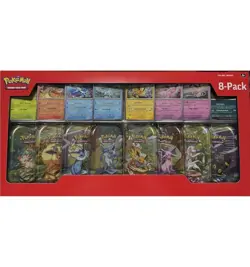 Pokemon Prismatic Evolutions Mini Tins 2025 8-Pack (Costco Exclusive) - Image 1