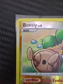 Pokemon: Reverse Holo Bonsly 71/130 from Diamond and Pearl (NM Front / VLP Back) - Image 3