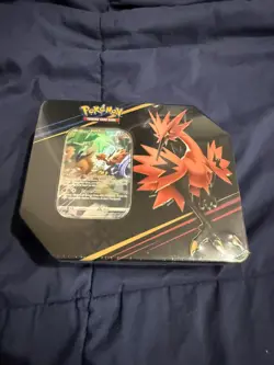Pokemon TCG: Crown Zenith Tin Galarian Zapdos New-Factory Sealed - Image 5