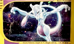 Mewtwo Holo #20/165 - 2002 Pokemon Expedition - PSA 9 | Tail Swirl • Holo Bleed - Image 3
