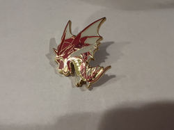 Mega Shiny Gyarados XY Official Pokemon Collectors Enamel Pin 2016 TCG - Image 1