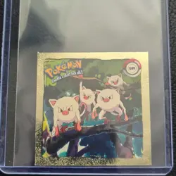 Mankey Artbox Pokemon Stickers Series 1 Gold #G09 1999 - Image 3