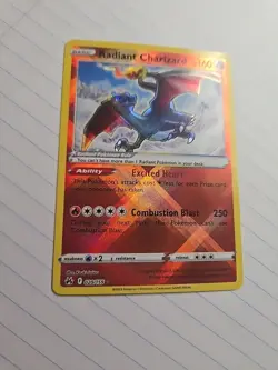 Radiant Charizard 020/159 Crown Zenith Holo Textured Pokemon - Image 3