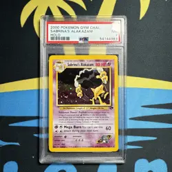 2000 POKEMON GYM CHALLENGE HOLO #16 SABRINA'S ALAKAZAM PSA 7 - Image 1