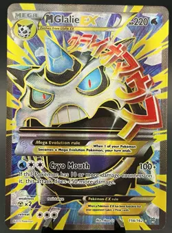 M Glalie EX 156/162 Full Art XY Breakthrough Holo Pokemon TCG Near Mint - Image 1
