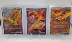 Pokemon Team Rocket's Moltres ALL 3 UPC Stamped PROMOS 229/182 208/182 031/182 - Image 1