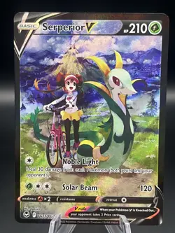 Pokemon Serperior V Ultra Rare SWSH12: Silver Tempest Trainer Gallery TG13/TG30 - Image 1