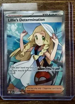 Pokemon TCG Lillie's Determination 169/132 Me01: Mega Evolution Ulta Rare NM - Image 1